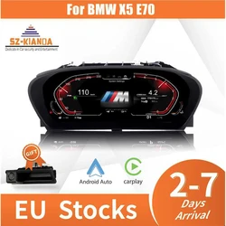 2024 Latest Original Digital LCD Instrument Panel for BMW X5 E70 Cluster Speedometer dashboard Cockpit speedometer HUD Display