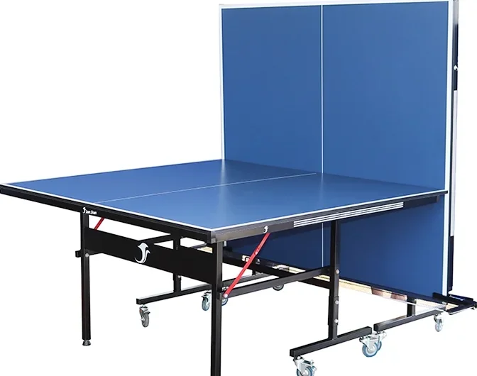 Indoor Table tennis with foldable legs and wheels