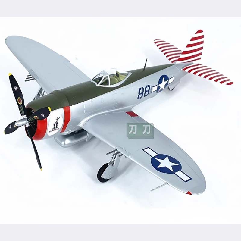 1:48 Scale Us Army P47D Lightning fighter Plastic Aircraft Finished Model Static Decoration Souvenir Gifts For Adult Boy