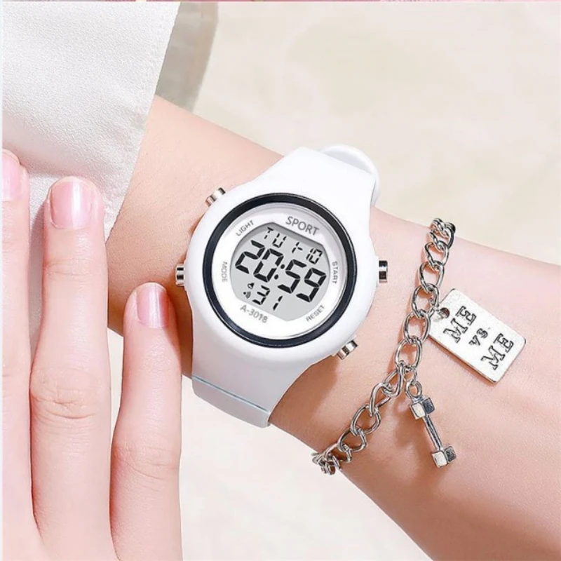 Electronic Watch High-Value Children's Male and Female Students Multifunctional Casual Simple Electronic Watch