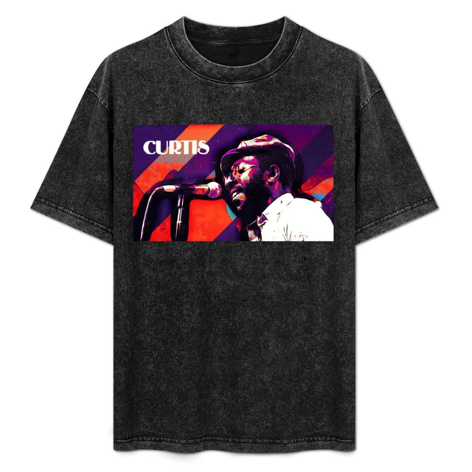 

Curtis Mayfield - Superfly Soul Funk T-Shirt Comfort Stretch Tee Shirt