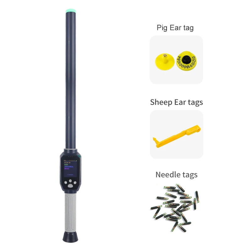 134.2Khz Animal Tag Tracking Scanner FDX-B,HDX ISO11784/85 Reader USB, Bluetooth,2.4G for Cattle, Sheep Pig Management