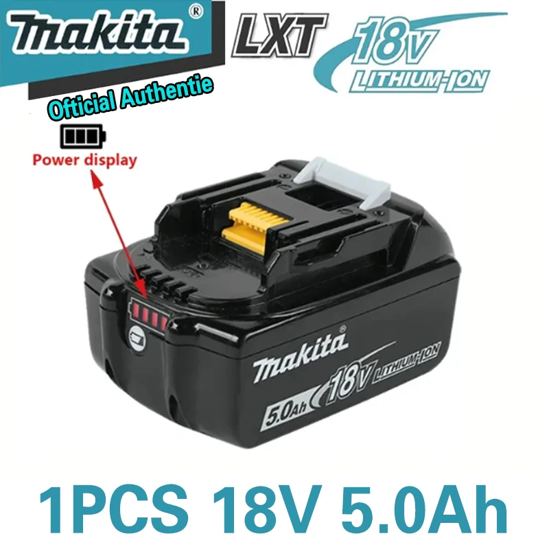 NEW Makita 18V 5Ah Battery Rechargeable Li-ion Lithium-ion Batteries Charger for BL1860B BL1830 BL1815 BL1850 LXT400