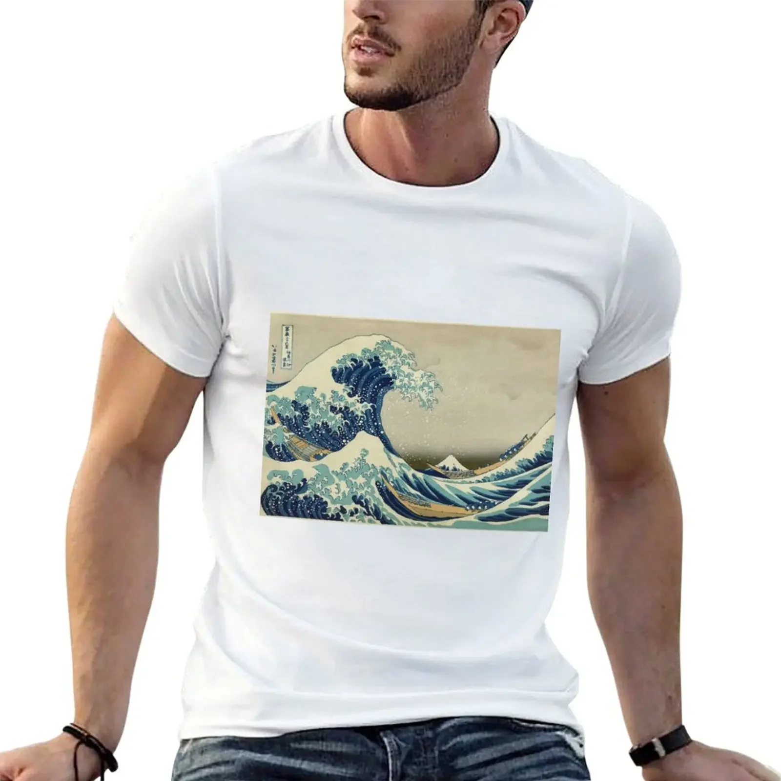 the great wave off kanagawa T-Shirt kawaii clothes graphics mens big and tall t shirts