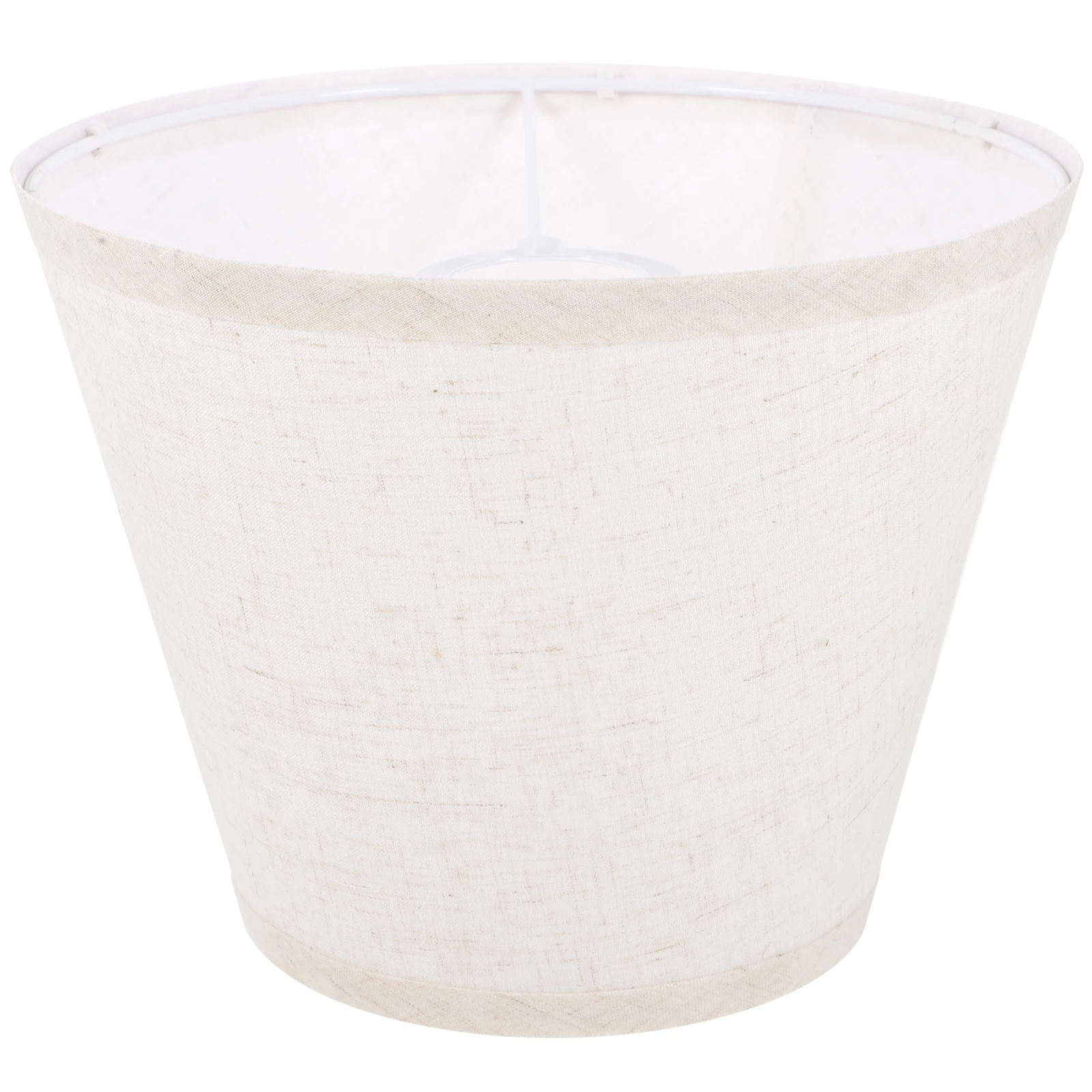

E27 Fabric Lampshade Round Cone Linen Printed Small Desk Wall Light Cover Bedroom Living Room Office Library Decor Replacement