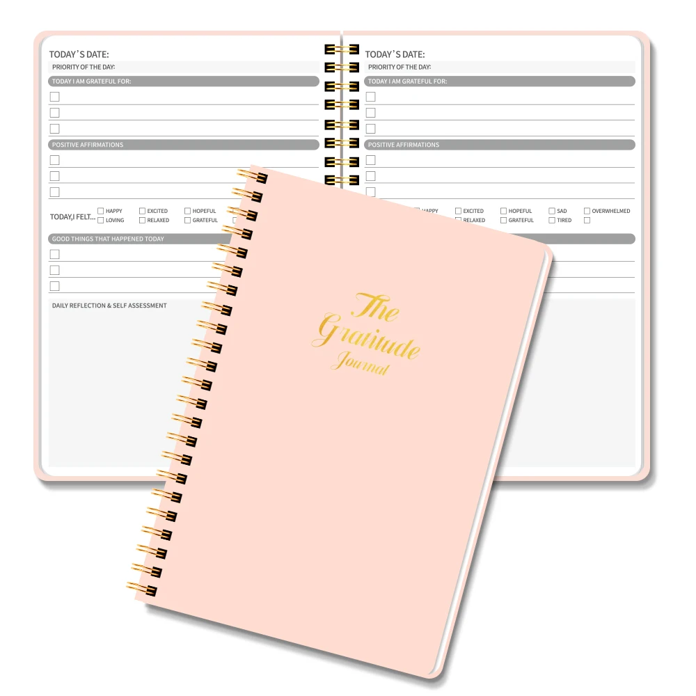 Gratitude Planner: a 5.71 X 8.15-Inch, Undated Daily Gratitude Journal, It Keeps Track of Your Mood