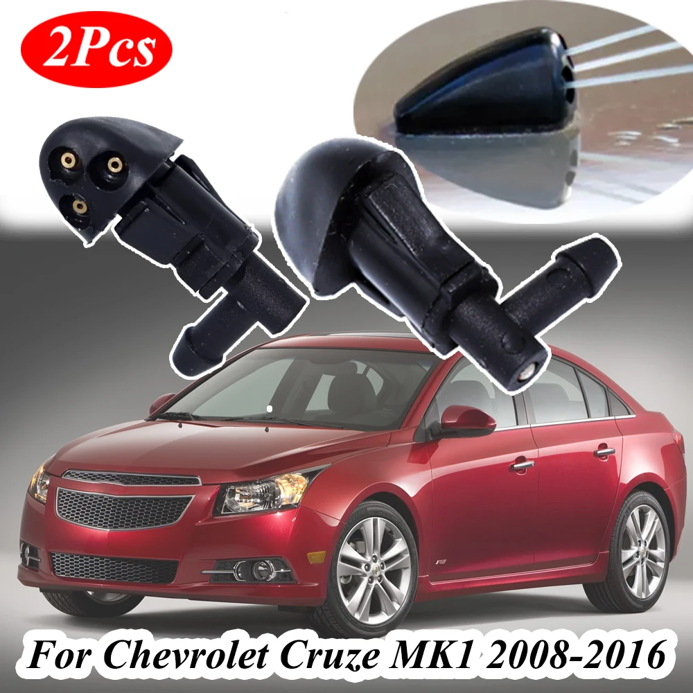 

2Pcs Front Wiper Washer Nozzle 94556605 For Chevrolet Cruze MK1 2008 2009 2010 2011 2012 2013 2016 Daewoo Lacetti Premiere-art