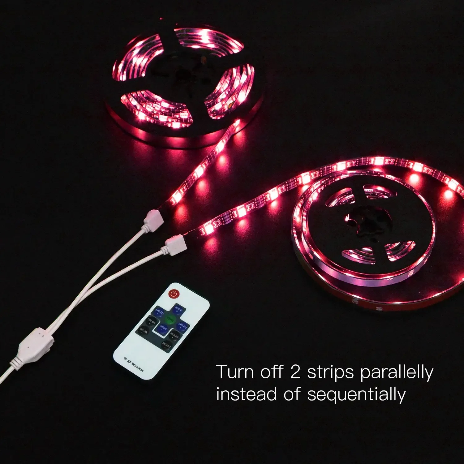 DC 12V Plug LED Light Strip 4 PIN RGB 5PIN RGBW Splitter Cable Connector 1 To 2 3 4 Way Extension Cord Y Shape Pin