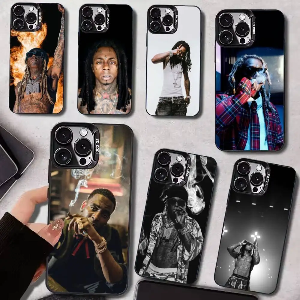 

Lil Rapper W-Wayne Phone Case For iPhone17,16,15,14,13,12,11 Plus,Pro Max Black Candy Matte Shockproof Cover
