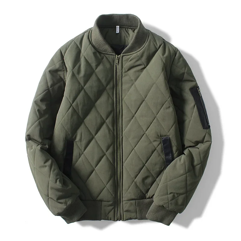 

2025 Air Force flight Men jacket thickened cotton jackets warm baseball Coat Man cotton Overcoat