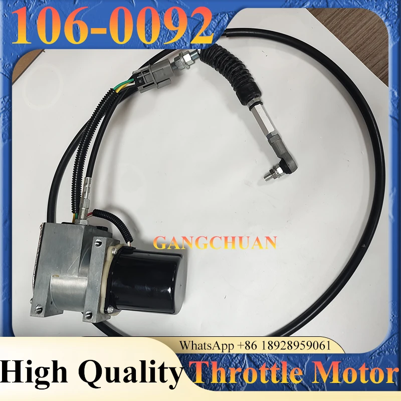 Hoge Kwaliteit Graafmachine Deel Gasklepmotor Enkele Kabel106-0092 voor E320 E320L E320N