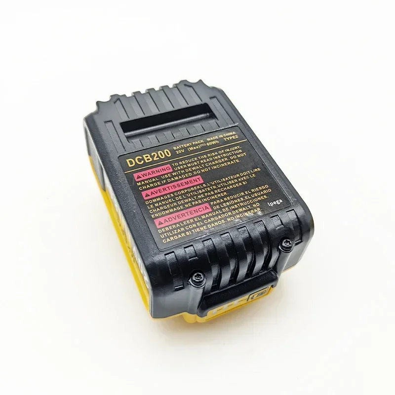 100% asli baru 5000mAh 20V untuk alat daya Dewalt baterai DCB206 20V 5,0ah baterai DCB206 20V baterai DCB205 DCB204-2