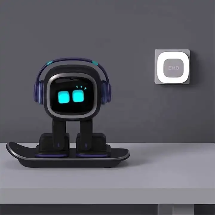 Emo Robot Commercial Smart AI, Voice Recognition Emotional Companion, Electronic Pet for Children Adult with App & Home Control view 2