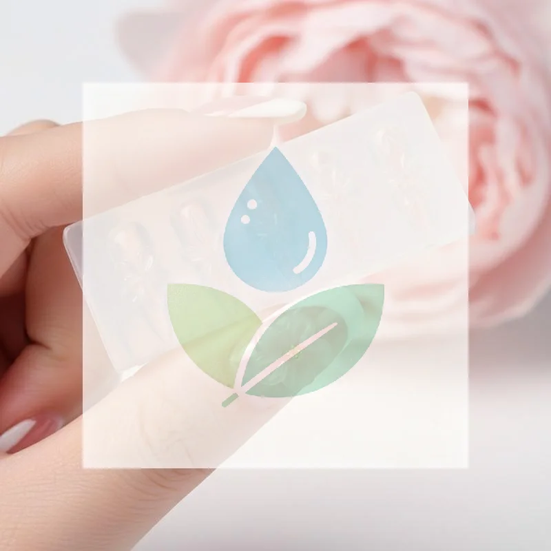 3D Hibiscus Flower Silicone Nail Mold for Resin Art Beautiful Floral Design DIY Nail Crafts and Salon Decoration