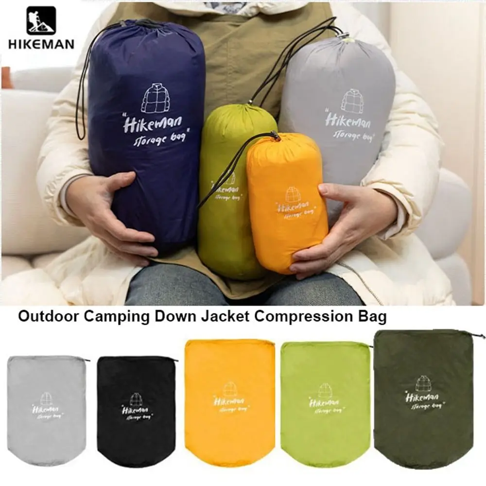 New Portable Down Jacket Compression Bag Sun Protection Multicolors Clothing Drawstring Bags S/M Travel Clothing Storage Bag