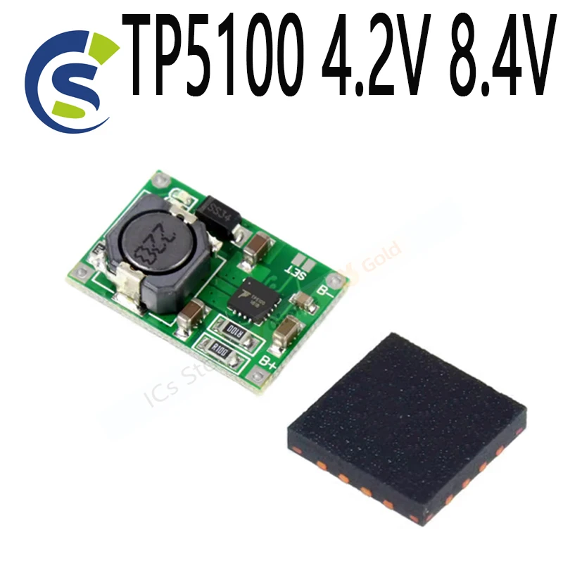 New TP5100 double single lithium battery charge management compatible 2A rechargeable lithium plate 18650 TP5100 4.2V 8.4V