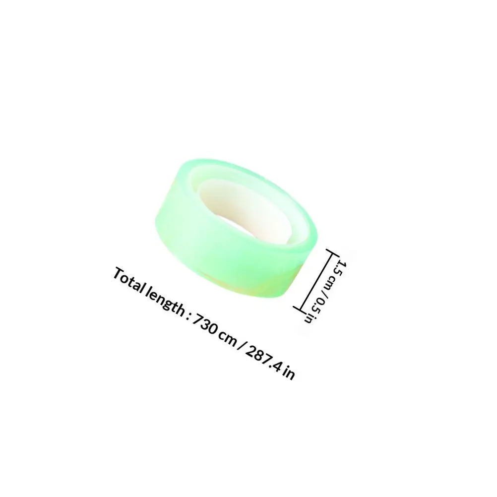 6 Rolls Transparent Colored Correction Tape Multipurpose Student Office Supplies Masking Tape for School Study Materials Kids