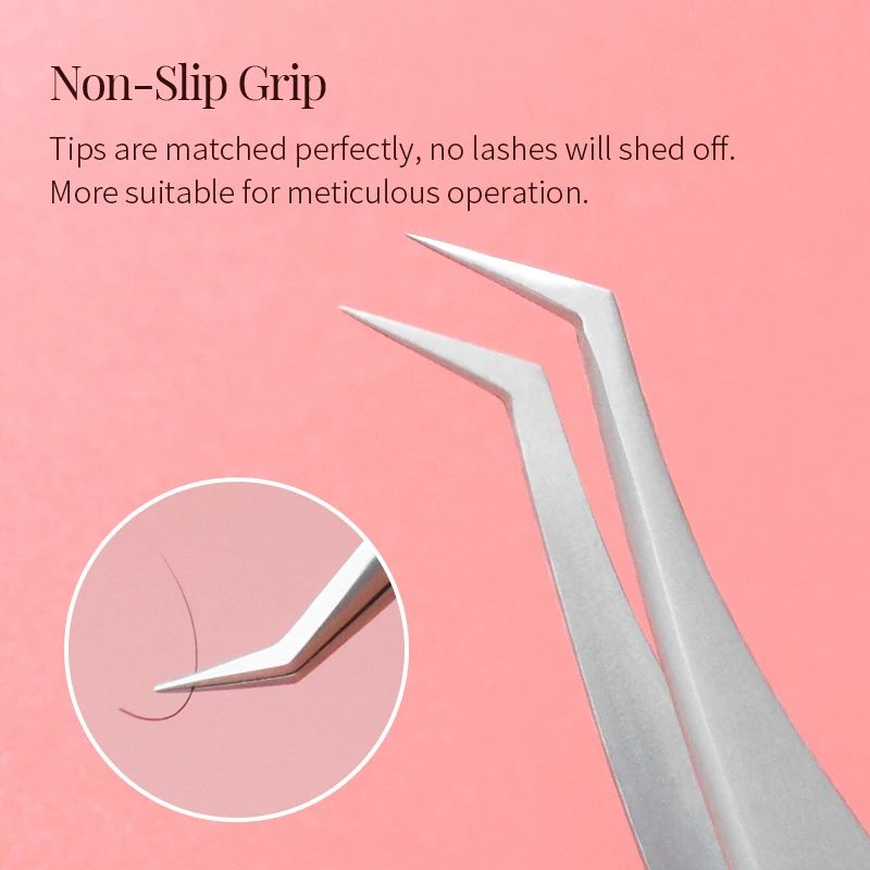 SA Series Eyelash extension tweezers High quality silver tweezers Multiple styles to choose from Special for grafting eyelashes