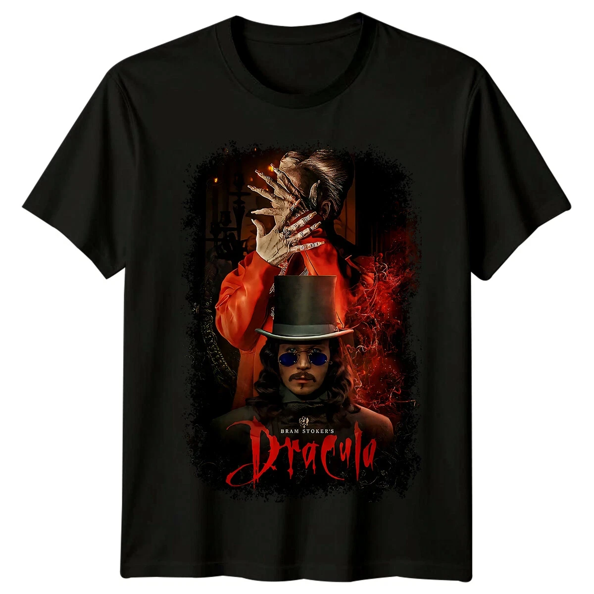 Retro 90s T-shirt, Inspired By The Movie Poster of Bram Stoker's Novel 