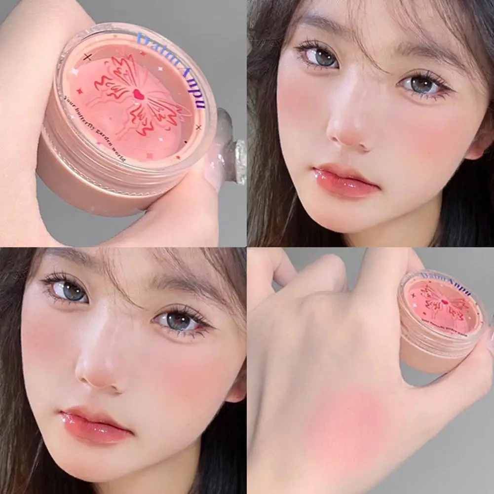 Monochrome Blush Palette Blush Mud Mousse Matte Waterproof Lasting Brighten Face Contouring Air Sense Blush Mud Korean Cosmetics