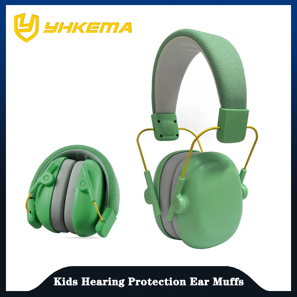 YHKEMA Kids Ear Protection Noise Canceling Headphones With Case, 27dB Hearing Protection Earmuffs for Autism, Children, Toddler