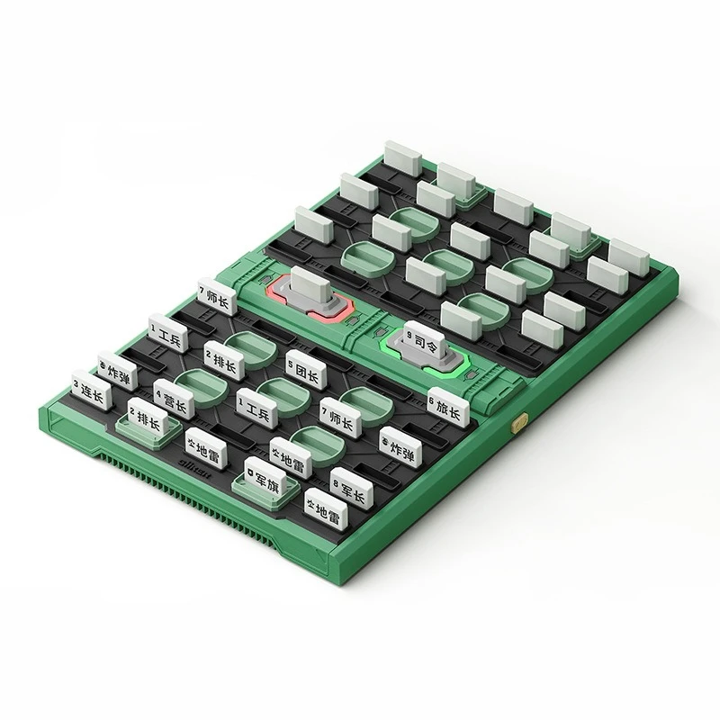 Intelligent military chess, land warfare chess, advanced military flag chessboard, electronic automatic referee, four-country