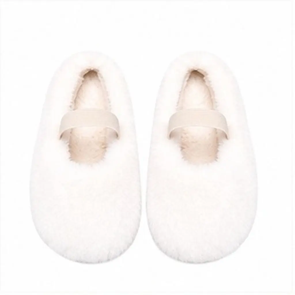 1Pair Warm Princess Shoes for Little Girls Winter Comfortable Fashion Size 34 Perfect for Party Festival Daily Wear
