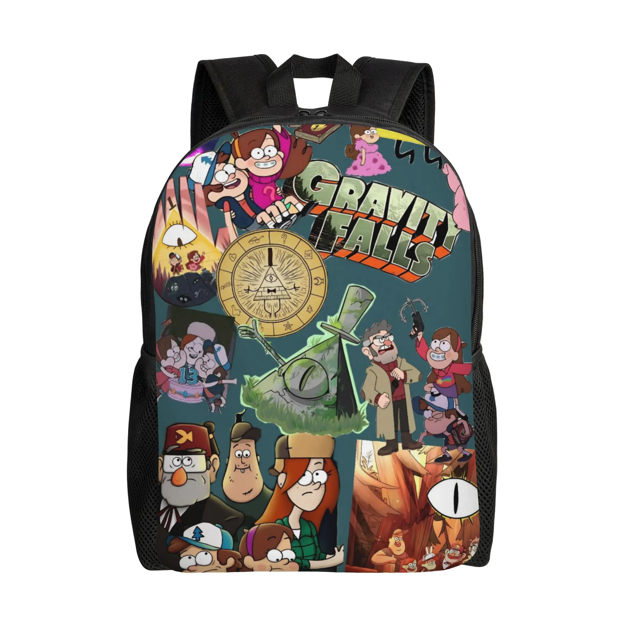 G-Gravity Falls Children Backpack for Kids Boys Girls  Backpacks Cartoon Preschool Child Bookbag