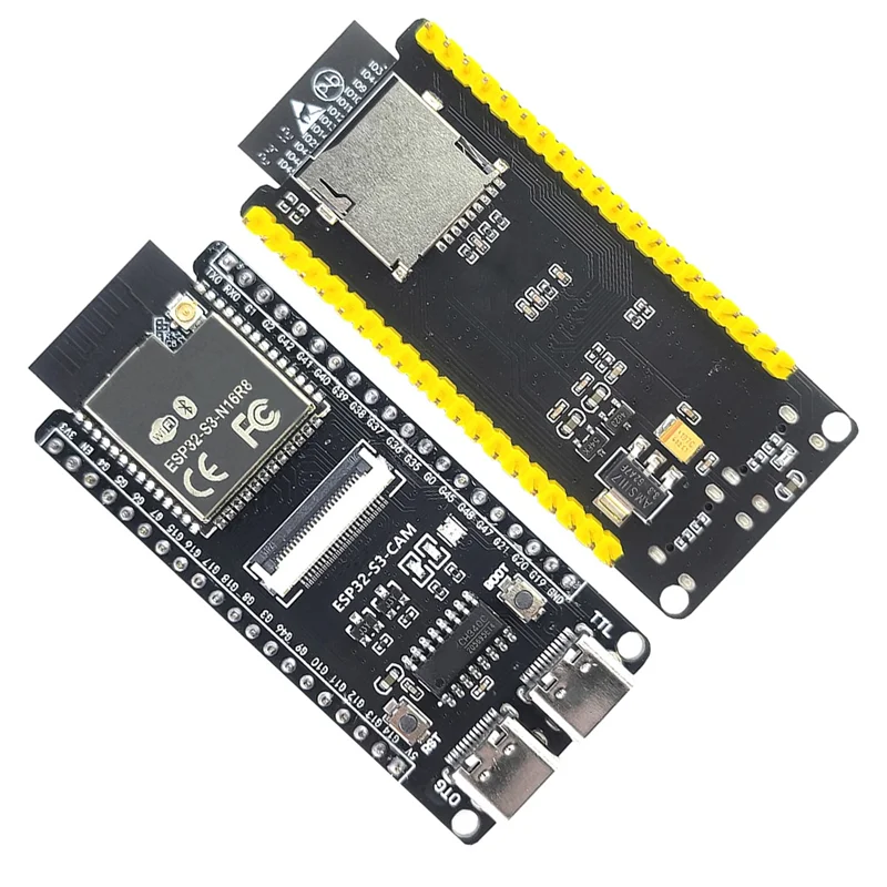 JABS-ESP32 S3 N16R8 ESP32 S3 開発ボード 2 個 2.4 グラム Wifi モジュールカメラモジュール OV2640 8 メガバイト PSRAM 16 メガバイトフラッシュカム