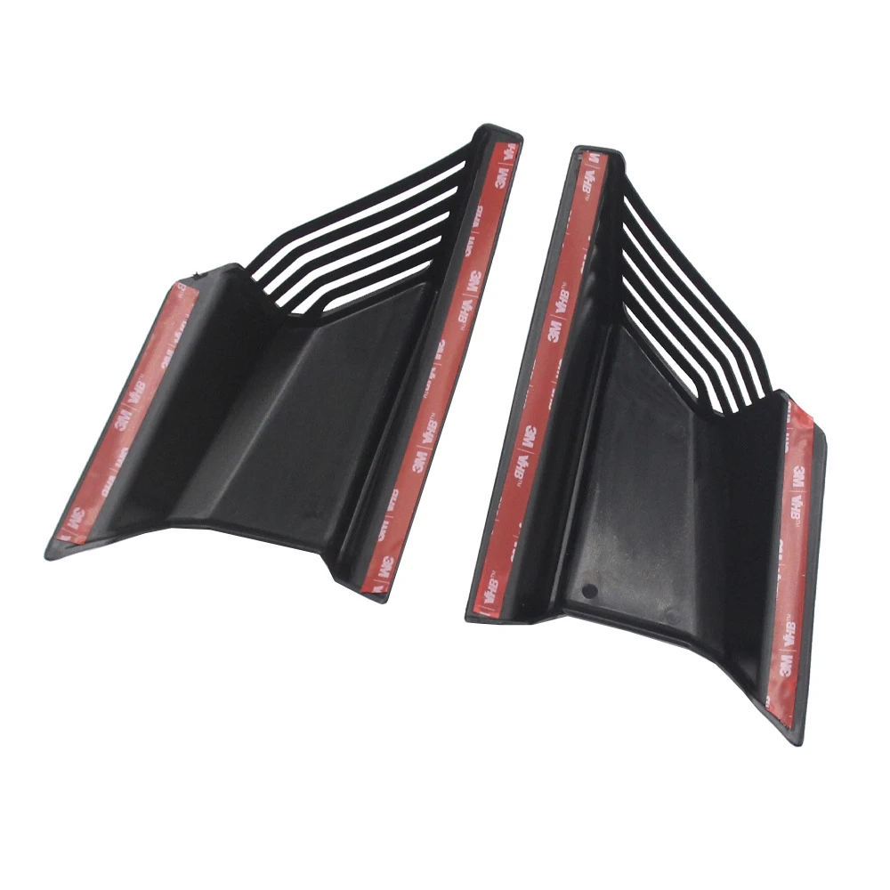 

​Fairing Winglets Universal Motorcycle Fairing Winglets Side Wings Protection Cover Carbon Fiber Black