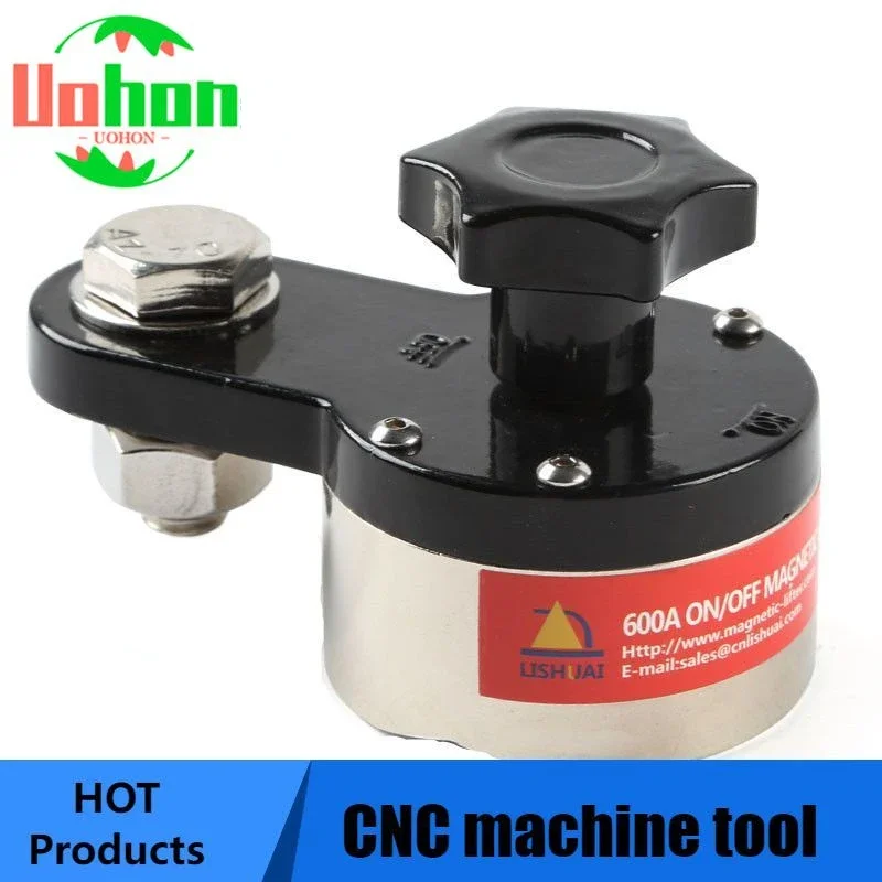 

MWGC1-600 Magnetic Welding Machine Ground Clamp 200/300/600A On/Off Rare Earth Switchable Neodymium Magnet Connector Holder