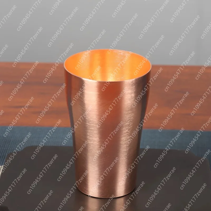 Handcrafted Pure Copper Tea Cups and Wine Glasses – Hammered, Thick-walled