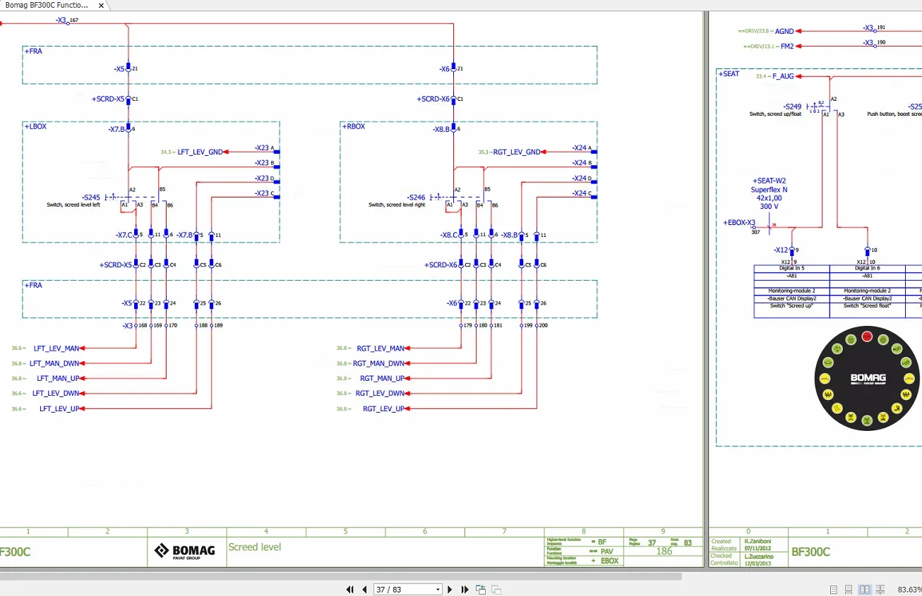 AutoDVD Bomag Machinery PDF DVD 2.88GB 03.2021 Electrical Wiring Diagram & Hydraulic Schematic DVD