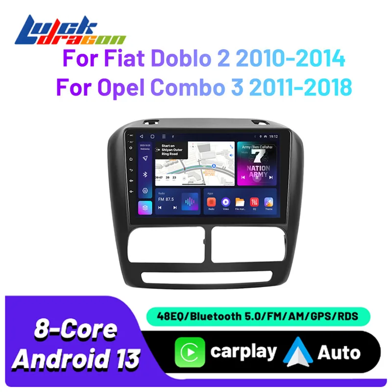 

Carplay Android Auto 2Din Android For Fiat Doblo 2 2010-2014 Opel Combo 3 2011-2018 Autoradio Car Stereo Subwoofer Car Video DSP