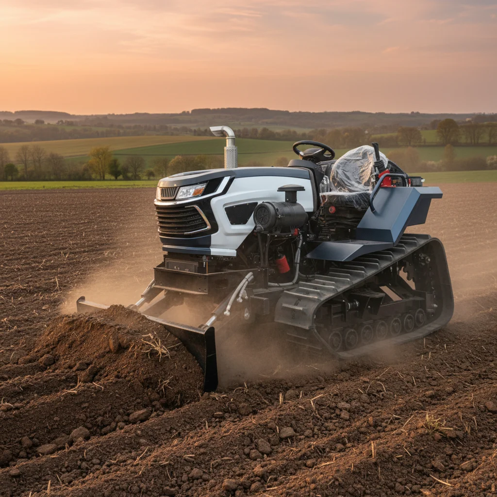 

35HP Mini Crawler Tractor EPA Certified Agricultural Machine Front Loader Multi Attachments For Farm Fast Ship