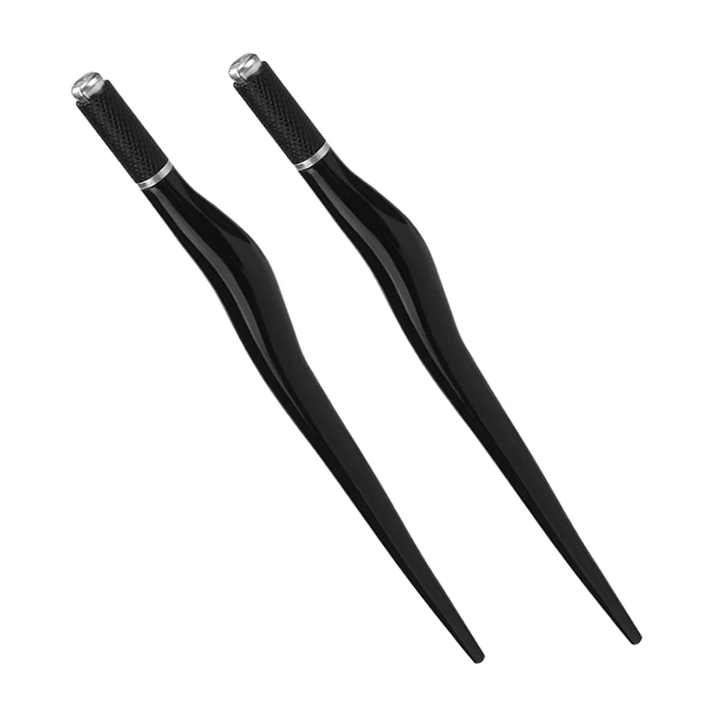 

2Pcs Precision Eyebrow Tattooing Tool Pen Sharp Tip Comfortable Grip Portable for Home Salon Use Eyebrow Tattoo Positioning Pen