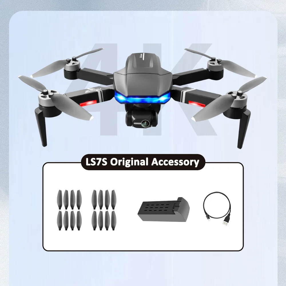 LSRC-S7S GPS 5G WIFI FPV Drone Brushless Quadcopter Original Accessory LS7S Propeller Props Wing Front Rear Arm Battery Charger