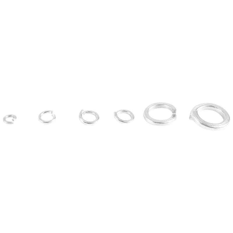 720-Pcs [6-Size] Metal Internal Tooth Star Lock Washers Assortment Size Included: M3 M5 M6 M8 M10