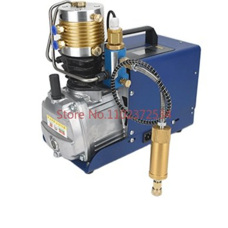 

China 4500 PSI/30 MPa High Pressure PCP Air Compressor Pump Booster with Two-stage Compression for Airgu n Riffle Senapan Angin