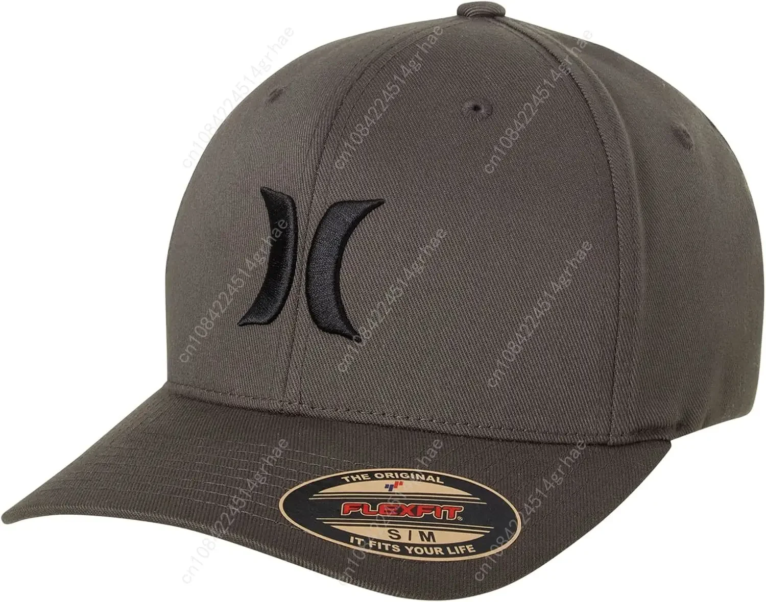 Gorra de Béisbol H-Hurley para Hombre, Gorras de Béisbol Flexfit Ajustadas, Logotipo Bordado, Algodón de Alta Calidad, Gorras de Camionero Cerradas para Exteriores