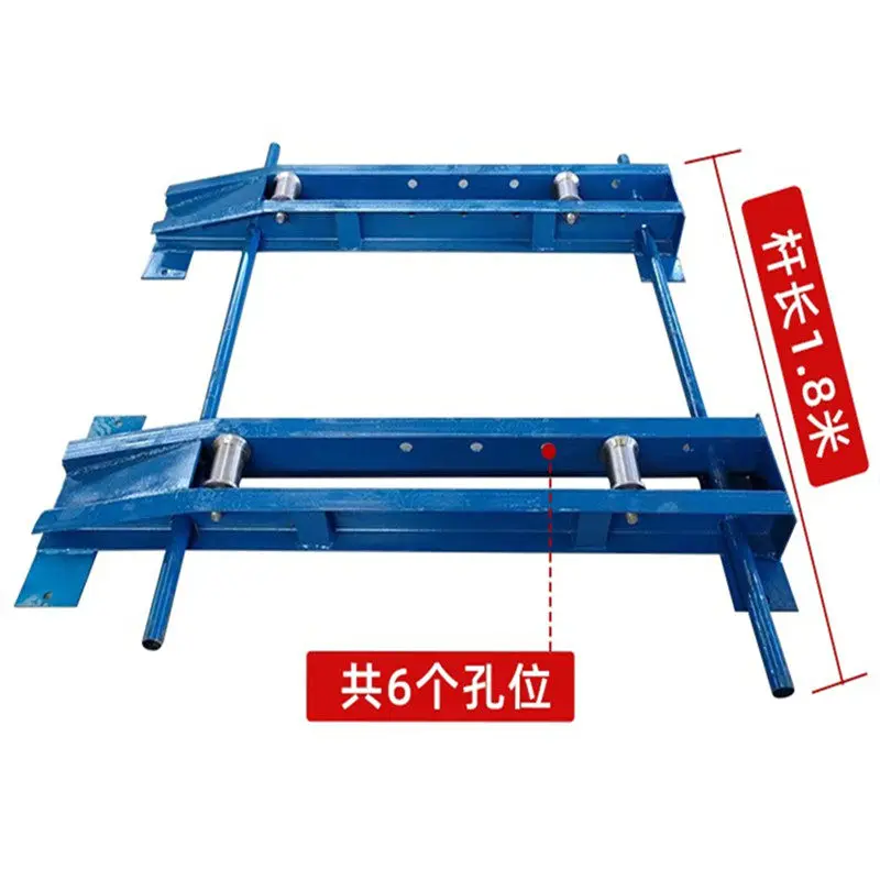 New Small Pay-off Stand Steel Wheel Portable Horizontal Cable and Optical Cable Pay-off Tool Ground Rail Roller Pay-off Stand