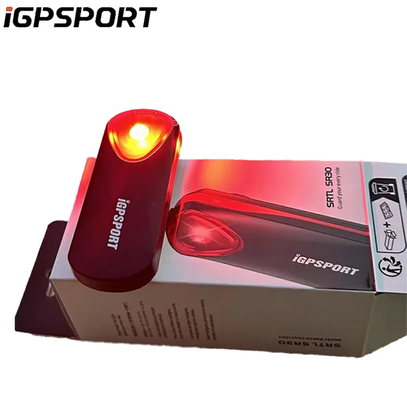iGPSPORT SR30 Radar Tail Light Smart Rear Bike Light Brake Sensor