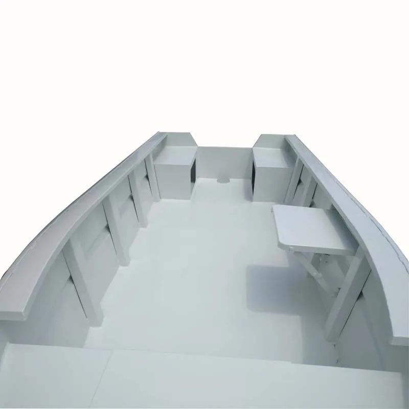 Aluminum alloy boat fishing boat, water transportation outdoor camping, recreational multi-person all-aluminum trawler