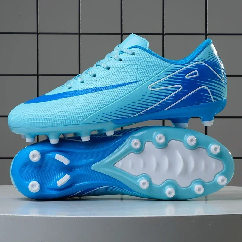 

Новые мужские футбольные бутсы, нескользящие уличные футбольные бутсы FG/TF, спортивные тренировочные бутсы для мальчиков, длинные шипы, удобные удобные для футзала
