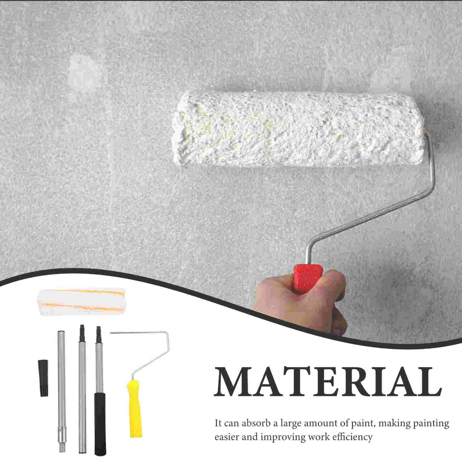 Detachable Roller Brush Convenient Paint Professional Painting Household Supply Telescopic Accessory