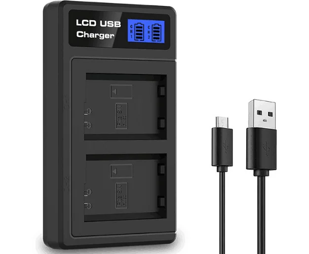 Wholesale Dual LCD Screen USB Battery Charger with Type-C Port for Arlo Go, Arlo Pro, Arlo Pro 2 Security Light Camera Batteries