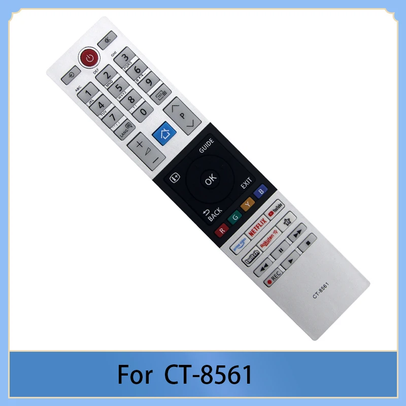 The CT-8561 remote control is compatible with Toshiba TV accessories