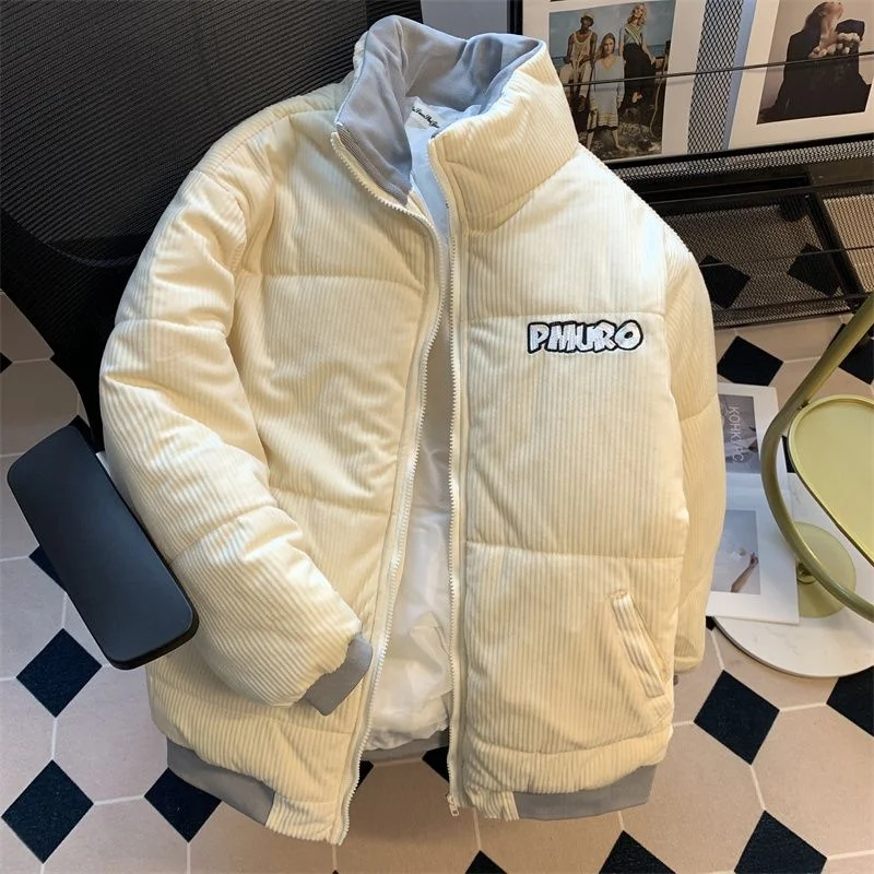 العصرية ملابس العمل الشتوية غير رسمية Jaet للرجال Sli Haome ملابس قطنية جديدة 2025 الشباب Faion الدفء معزول سستة #4