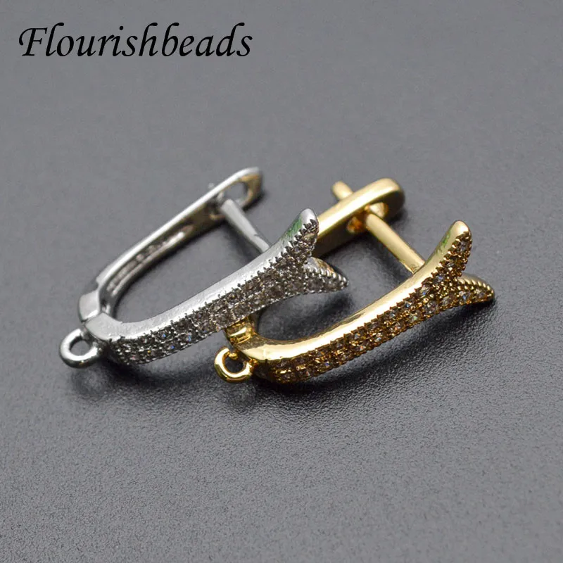 

30 шт., застежки для сережек в форме рога, аксессуары для проводов для ушей, золото, серебро, принадлежности для самостоятельного изготовления ювелирных изделий
