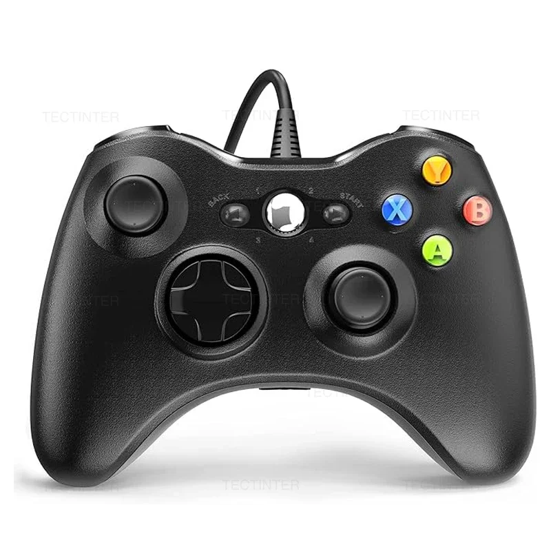 

XBOX 360 wired gamepad supports Xbox 360 slim PC gamepad supports Steam and can adapt to Win7/10